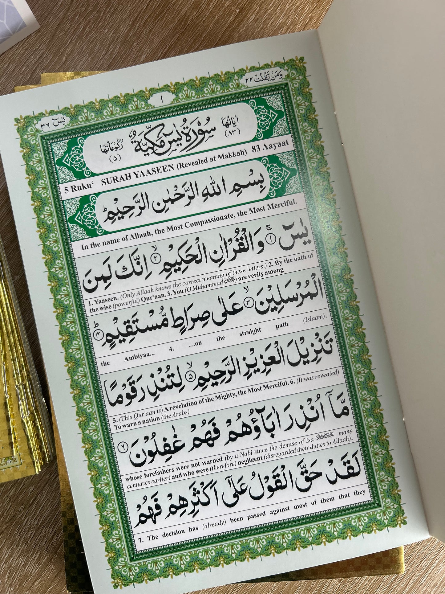 Surah Yaseen (Arabic & English)