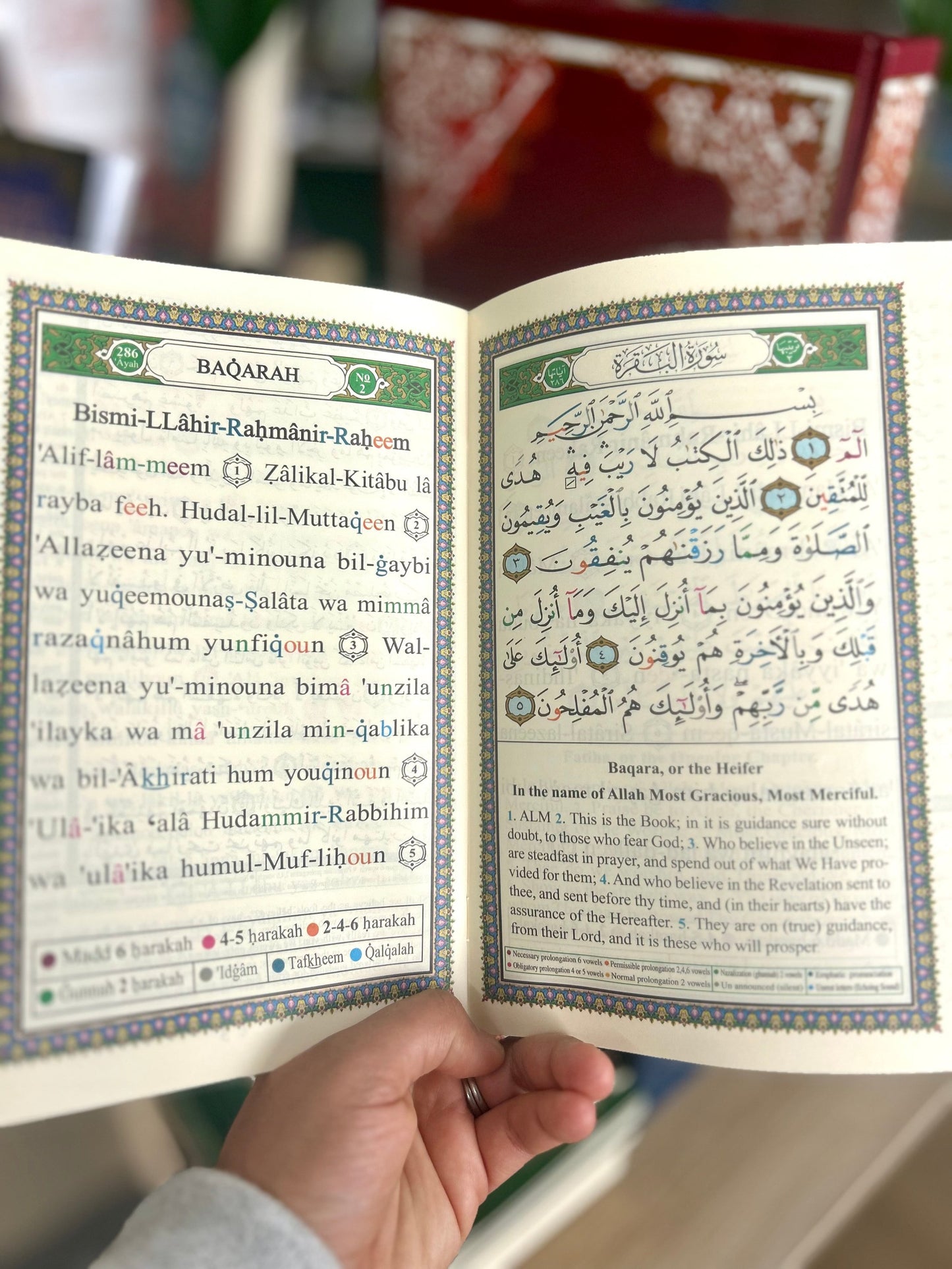 Tajweed Quran with Meaning Translation and Transliteration (30 Seperate Juz)