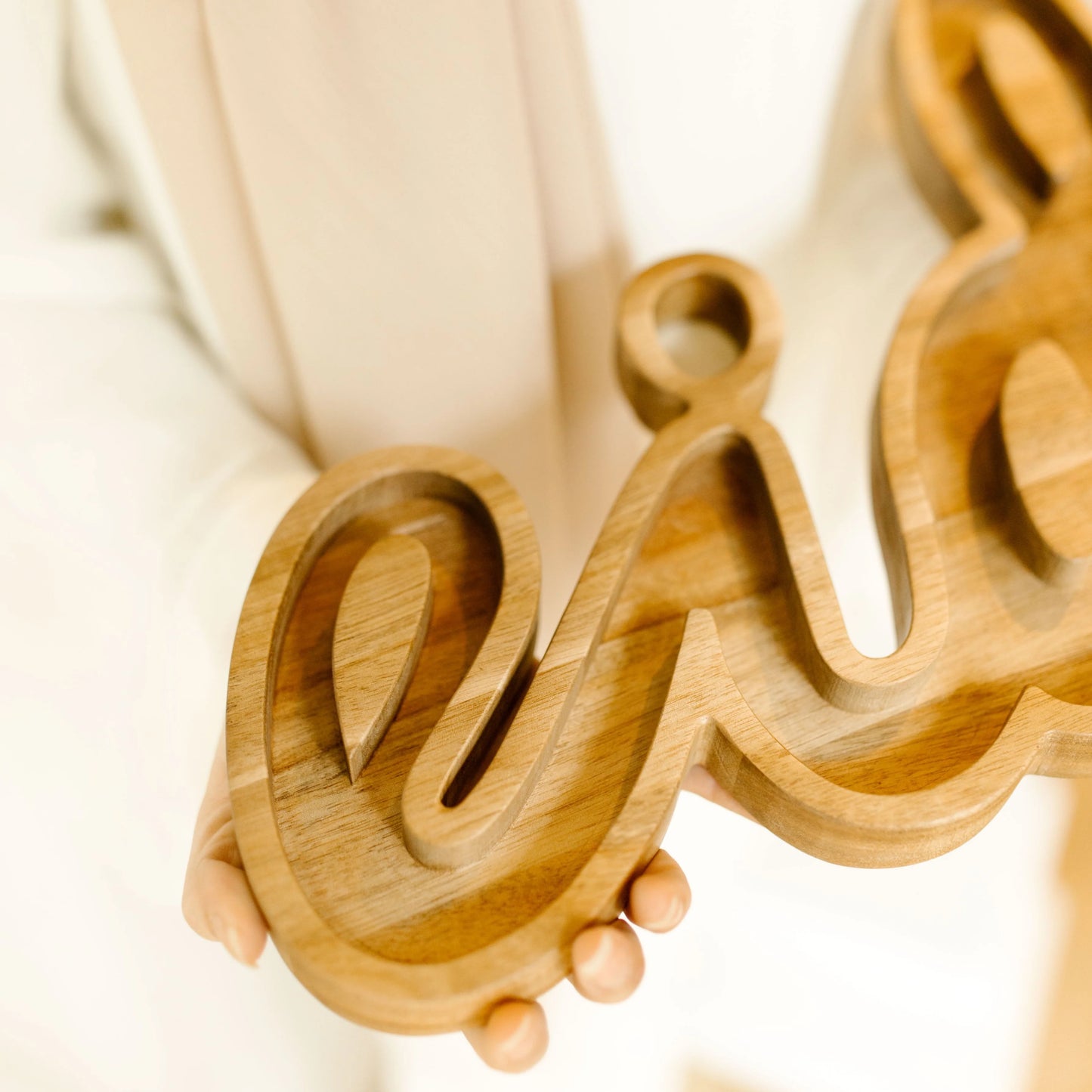 'EID' Wooden Serving Tray