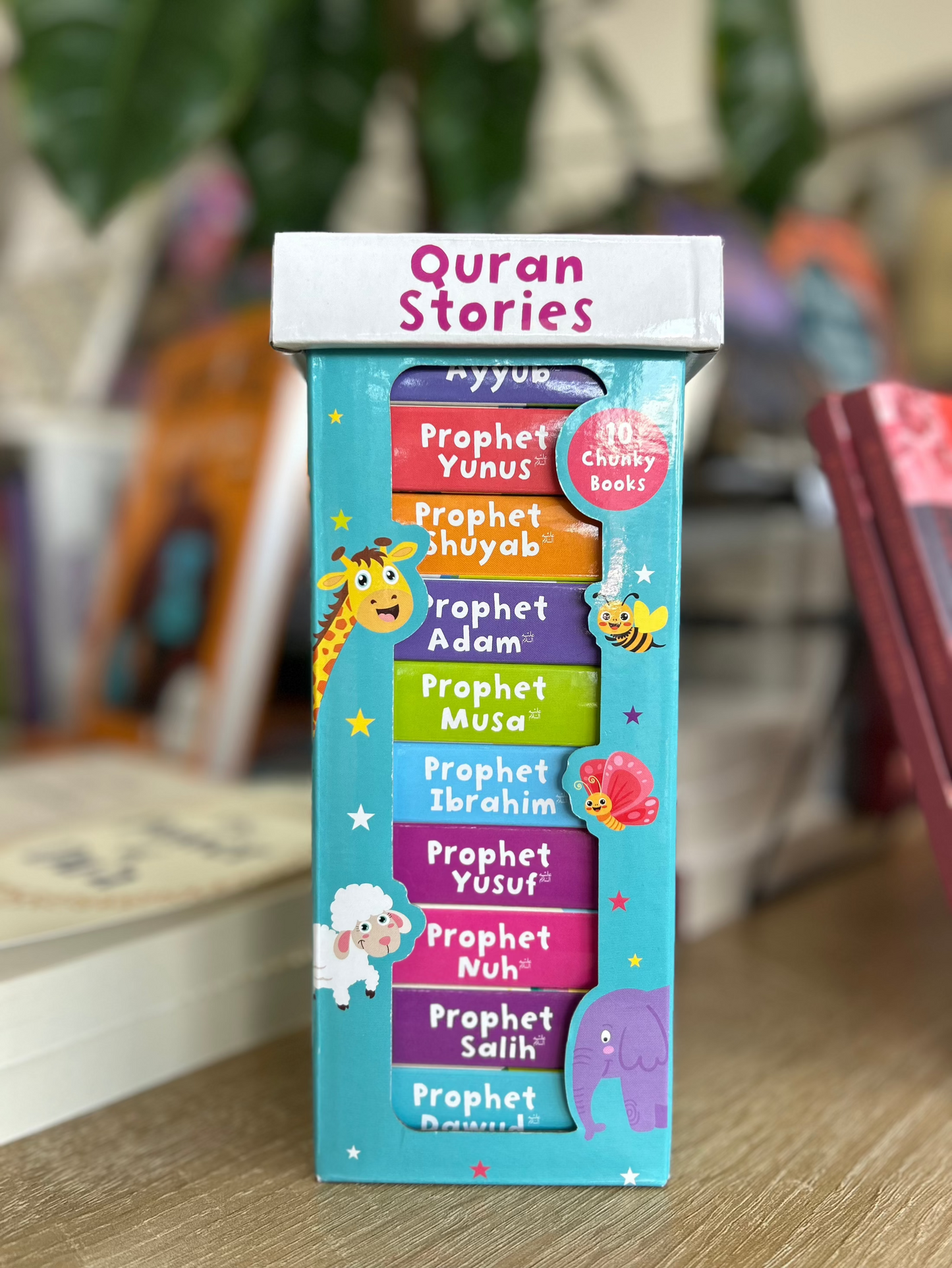 Quran Stories Book Tower (Set of 10 Chunky Board Books)